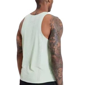 Débardeurs de sport pour hommes musclés, personnalisés, vierges, 100% polyester, écologiques, imprimés numériquement, avec logo de musculation - Product Image 5