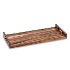 Plateau de service en bois, apprécié pour sa construction durable qui garantit une performance longue durée pour une utilisation quotidienne régulière dans la maison. - Product Image 2