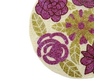 Tapete de mesa hecho a mano de diseño único de alta calidad, pieza central, cargador de cuentas, Mantel Individual decorativo - Product Image 4