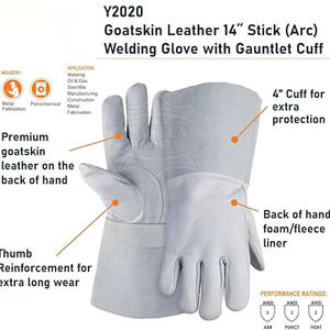Nouveaux Gants de Soudure TIG Professionnels 2025 pour Adultes – Meilleures Ventes en Gros, en Cuir Durable et Respirant, Gants de Sécurité - Product Image 2