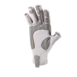 Guantes de pesca de medio dedo, material sintético, unisex, para todas las estaciones, diseño sin cordones, transpirables, impermeables - Product Image 3