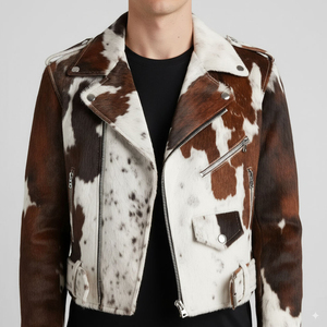 Veste en cuir de vachette pour homme, nouvelle mode, très vendue, veste d'hiver pour homme, coupe-vent, respirante, veste en cuir de vachette - Product Image 4