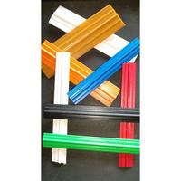 PVC écologique de qualité supérieure, bande plate Taj, plastique léger, taille 12 mm, pour utilisation dans les systèmes de cloisons, de plafonds et de murs
