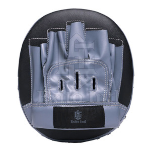 Profesional personalizado 12oz cuero Sanda Taekwondo mano objetivo pitones grano diseño Focus Pad mitones fabricante clásico guante - Product Image 3