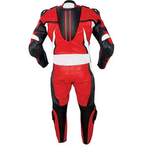 Equipo de equitación ligero y flexible Traje de moto de cuero Acolchado DE SEGURIDAD reforzado Ropa de motocicleta Traje de moto de cuero - Product Image 6