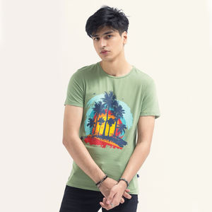 Camisetas Personalizadas al por Mayor para Hombre, Estilo Urbano, Estampadas, 100% Algodón, Felpa, Tallas Grandes, Ecológicas, Camisetas Personalizadas en Venta - Product Image 1