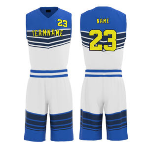 ชุดบาสเก็ตบอลราคาส่งจากโรงงาน รับออกแบบตามสั่ง ชุดทีมบาสเก็ตบอลสำหรับเยาวชน - Product Image 1