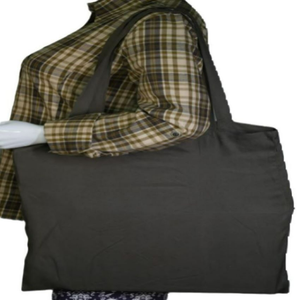 Sac fourre-tout en toile 100 % coton avec poignée longue, fermeture éclair, logo personnalisable, réutilisable pour le quotidien – Vente en gros - Product Image 3