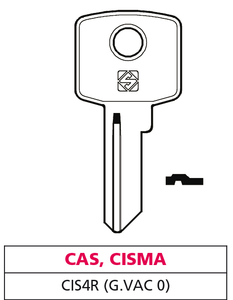 Chiave in Ottone Cis4r (g. Vac 0) Cas-Cisma - Product Image 1