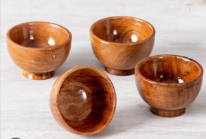 ชามเสิร์ฟไม้กระถินเทศขัดเงา น้ำหนักเบา ทรงกลม สำหรับตกแต่งบ้านและใส่ขนมปังบาแกตต์ ดีไซน์คลาสสิก - Product Image 2