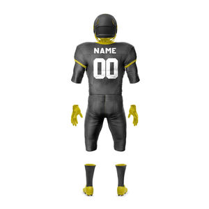 Nouveaux uniformes de football américain personnalisés pour les jeunes, nom de l'équipe, taille XL, faible MOQ, technique de sublimation, football pas cher - Product Image 2