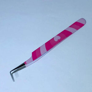 แหนบถอนขนตาสแตนเลสงานทำมือแบบพรีเมี่ยมด้ามจับแม่เหล็กกันลื่นขนาด10มม. เพื่อความสวยงาม - Product Image 1