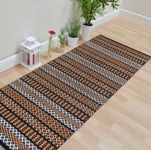 Cotton Yoga Meditation Mat Hand <b>Woven</b> Rectangular Braided Indoor Outdoor Sitting Prayer Mats Reversible Farmhouse Accent <b>Rugs</b> - Product Image 1