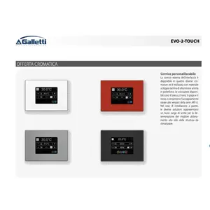 Kit d'installation Galletti pour unité de ventilo-convecteur ART-U avec système de contrôle EVO-2-TOUCH HVAC - Product Image 2