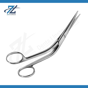 Ciseaux Cottle Manuel En Acier Inoxydable Instrument Chirurgical Lames Droites Poignées Coudées Pointe Émoussée 165mm De Long CE De Haute Qualité - Product Image 2