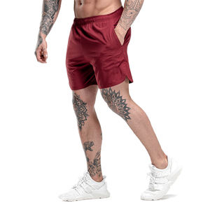 Pantalones cortos de gimnasio para hombre, 100% algodón de secado rápido, tejido de una sola capa, decoración Vintage, respetuoso con el medio ambiente, 6XL-Casual Fitness - Product Image 6