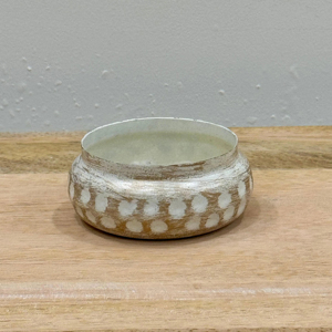 Premium Handcrafted <b>Wooden</b> Wax Fill Jars for Diwali Carved Decorative Candle Holders Rustic Bowls for Festive Gifting and Decor - Product Image 5