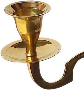 Portavelas de Metal de Latón Decorativo Vintage para Navidad, Bodas y Decoración del Hogar a un Precio Muy Económico por HF CRAFTS - Product Image 6
