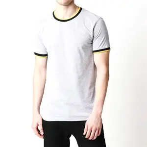 बिक्री के लिए ओ नेक कॉटन प्लेन पुरुष टी शर्ट कस्टम उच्च गुणवत्ता वाले वयस्क नियमित फिट कॉटन ब्लैंक पुरुष टी शर्ट