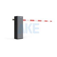 Barrière pliante AKE 4m en alliage d'aluminium avec bras lumineux RS485 et moteur sans balais – Solution pour garage souterrain, péage autoroutier et parking
