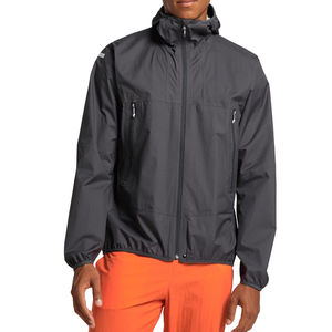 Veste coupe-vent imperméable à capuche en toile pour homme, style streetwear, avec logo personnalisé, idéale pour l'hiver - Product Image 1