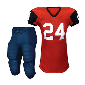 Uniformes de football américain personnalisables, respirants et à séchage rapide, fabriqués en tissu 100% polyester, design de maillot sublimé vierge pour équipe - Product Image 2