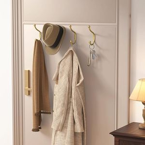 Unique Black <b>Wall</b> Mounted Aluminium Coat <b>Hooks</b> Hanger With Screw for Towel <b>Key</b> Robe Scarf Bag Cap Coffee Cups - Product Image 6