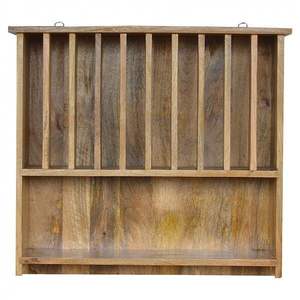 Top vente mangue et bois d'acacia organisateur de stockage présentoir support réglable bois étagère de bureau - Product Image 1