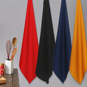 Fourniture en gros de serviettes de cuisine en coton 100% brodées et colorées personnalisées avec impression personnalisée - Product Image 1