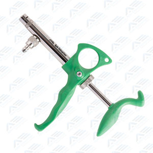 Jeringa de Inyección Veterinaria Manual Ajustable de Acero Inoxidable para Diagnóstico de Conejos, Reutilizable, Apta para Exámenes Médicos - Product Image 4