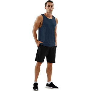 Haute qualité OEM hommes entraînement Muscle Gym sans manches Fitness débardeurs séchage rapide léger T-Shirts en gros Singlet hauts - Product Image 2