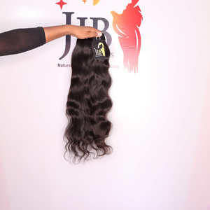 Cabello humano de templo indio sin procesar de alta calidad, virgen puro indio joven cutícula virgen Paquetes de cabello crudo vendedores - Product Image 1