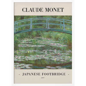 Impression d'art du Pont japonais de 1899 de Claude Monet - Product Image 4