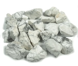 Vente en gros de cristaux de guérison en pierre naturelle de meilleure qualité pierre Howlite pierre précieuse de guérison matière brute au prix des mines - Product Image 1