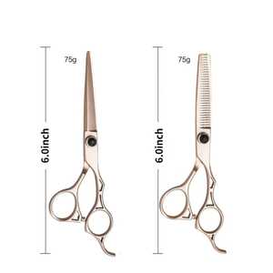 Ciseaux de barbier pour droitiers de 6 pouces en acier inoxydable japonais, ciseaux à effiler pour couper les cheveux, SEVMEK SURGICAL SS-BB-223 - Product Image 3