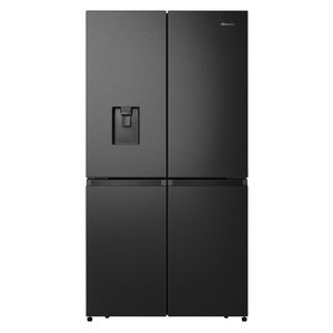 Refrigerador con Congelador de Puertas Francesas HI5 RQ758N4SWFE, Acero Inoxidable Negro, Multidors, Sin Escarcha, Clase E (91.2x72.5x178.5cm) - Product Image 1