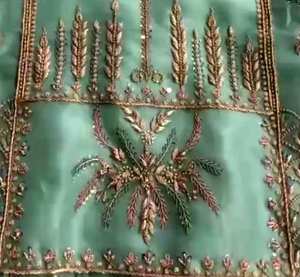 Designer moderne non cousu fantaisie brodé à la main vêtements de fête costumes non cousus pour femmes style traditionnel indien tendance - Product Image 1