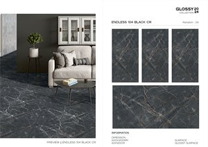 Carreaux de pierre frittée 600x1200 modernes sans fin en porcelaine blanche pour chambre à coucher, salle de bain, villas, commande personnalisable - Product Image 3