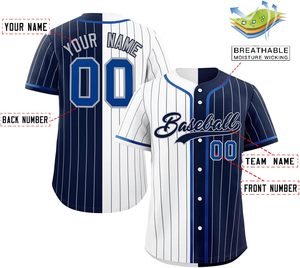 Elite Performance Ropa deportiva juvenil Secado rápido Béisbol Softball Jersey Botón Ajuste personalizado Tela de malla EE. UU. Tackle Twill - Product Image 4