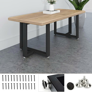 Patas de mesa de acero personalizadas para mesa de comedor moderna Base de muebles de metal para restaurante - Product Image 2