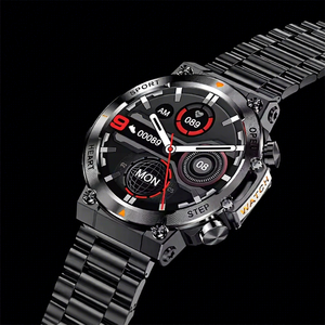 Montre connectée LEMFO AK61, écran tactile AMOLED de 1,39 pouce, carte SIM, réponse aux appels, moniteur de fréquence cardiaque, étanche IP68, montre de fitness unisexe - Product Image 2