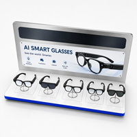 Support d'affichage personnalisé en acrylique pour lunettes, présentoir de comptoir pour lunettes intelligentes et lunettes de soleil