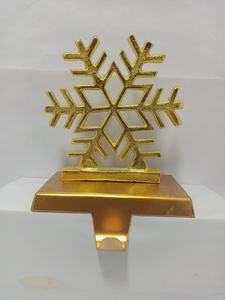 Porte-bas de Noël élégant en métal fait à la main divers styles nouveau présentoir décoratif de cheminée pour la décoration intérieure - Product Image 3