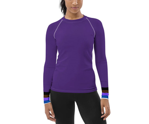 Transpirable UPF50 Protector de erupción para mujer Ropa activa Material suave y duradero Ligero Antibacteriano Secado rápido Ecológico - Product Image 1
