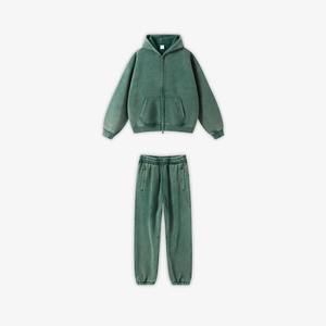 ชุดวอร์มล้างด้วยซิปสำหรับผู้ชายชุดวอร์ม2025มีฮู้ดสำหรับวิ่งชุดวอร์มโอเวอร์ไซส์ - Product Image 1