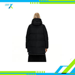 Parka d'hiver chaude et écologique pour femme, tissée, à capuche, style décontracté et tendance - Product Image 6