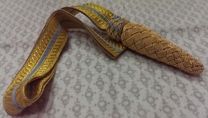 Hecho en EE. UU. Royal Air Ceremonial Gold Metal Wire Prendas de alta calidad Custom-Coated WOK Cord Knot para Home Textiles Premium Cords - Product Image 4