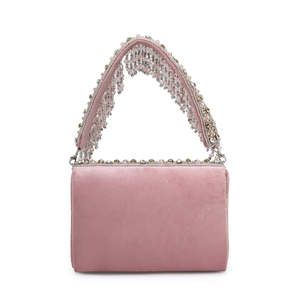 Mirror Embroidery Bohemian Fashion Clutch Bag Tassel Pearl Diamond Stone Handle Handmade Adjustable Strap Crossbody Shoulder - Product Image 4