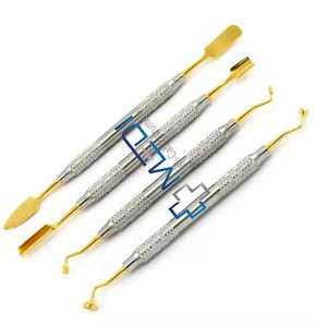 Ensemble dentaire en acier professionnel de 4 kits d'instruments PRF avec ascenseur périosté manuel - Product Image 1