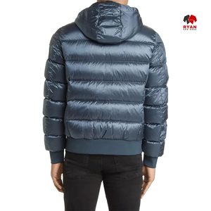 Veste matelassée décontractée pour homme Ryan Pro Gear avec fermeture éclair, capuche, logo personnalisé, unie, imperméable - Product Image 5